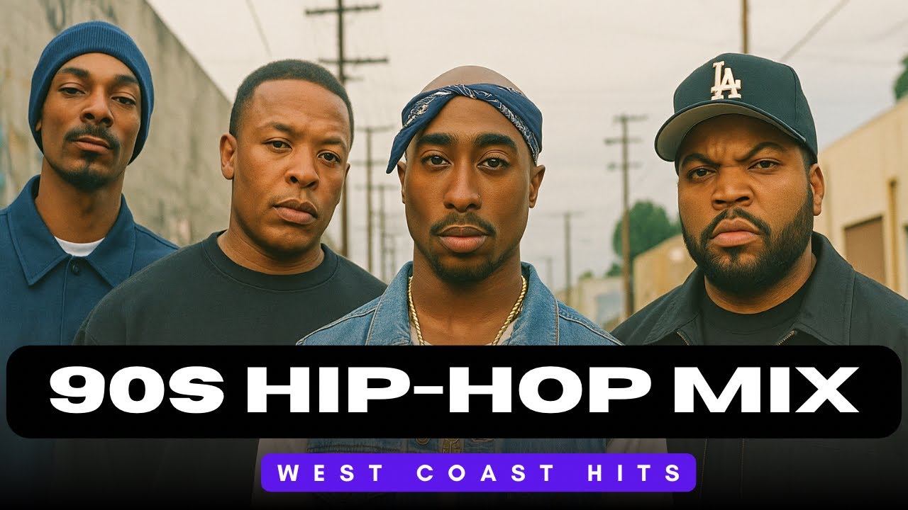 Hip Hop Mix 2025 | 90s West Coast Rap Legends – Snoop Dogg, Dr. Dre, 2Pac, Ice Cube & More