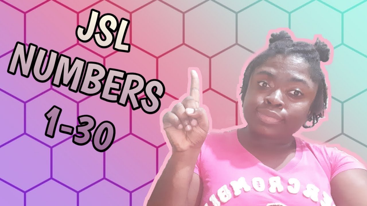 JSL Numbers 1-30 | Jamaican Sign Language