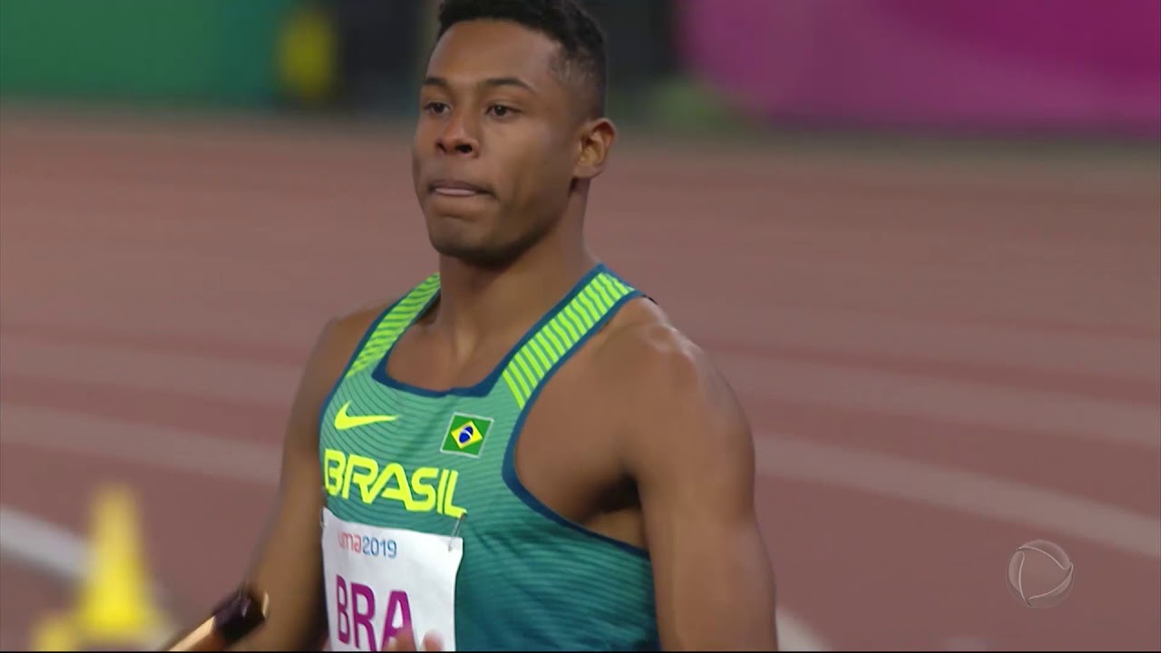 Brasil domina revezamento 4x100 m masculino e feminino
