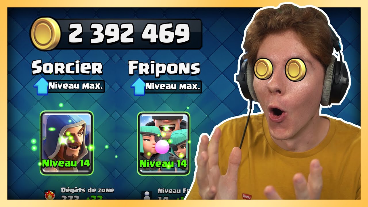 JE DÉPENSE 2,000,000 D'OR pour MAXER MON COMPTE !! - Clash Royale