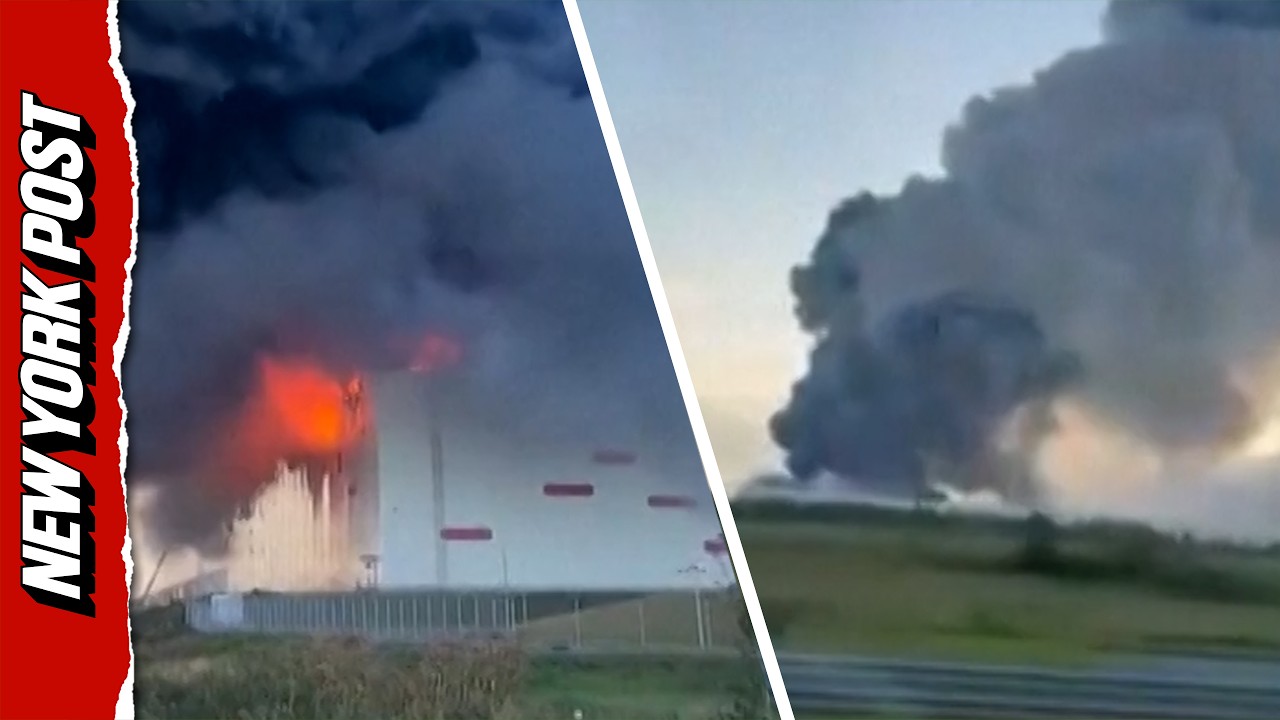 St. Petersburg Wildberries Warehouse Engulfed in Flames After Ukrainian Drone Strike