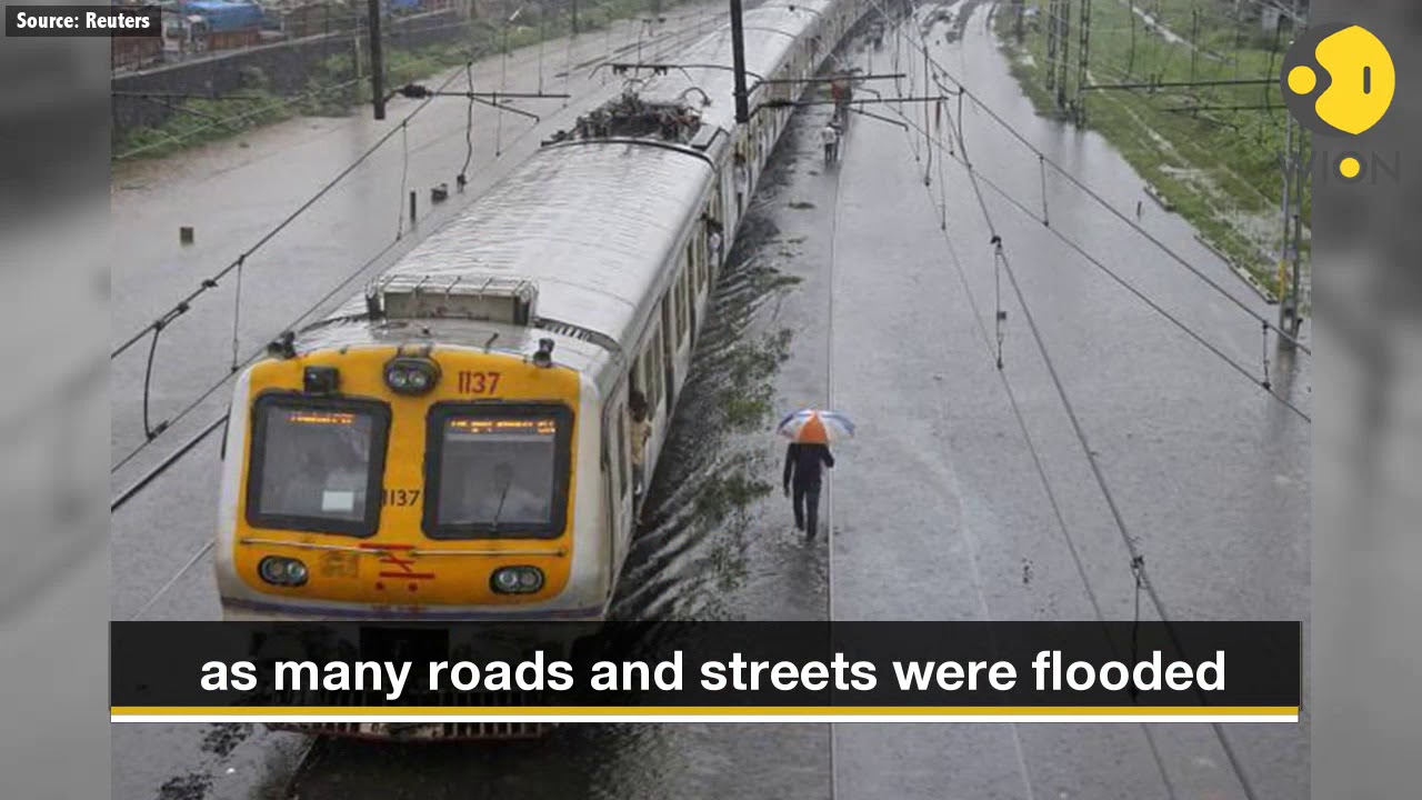 Heavy rains cripple Mumbai; many schools shut, trains delayed