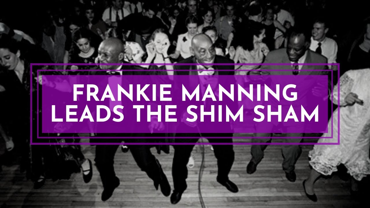 FRANKIE MANNING leads the SHIM SHAM at Camp Catalina in 1997