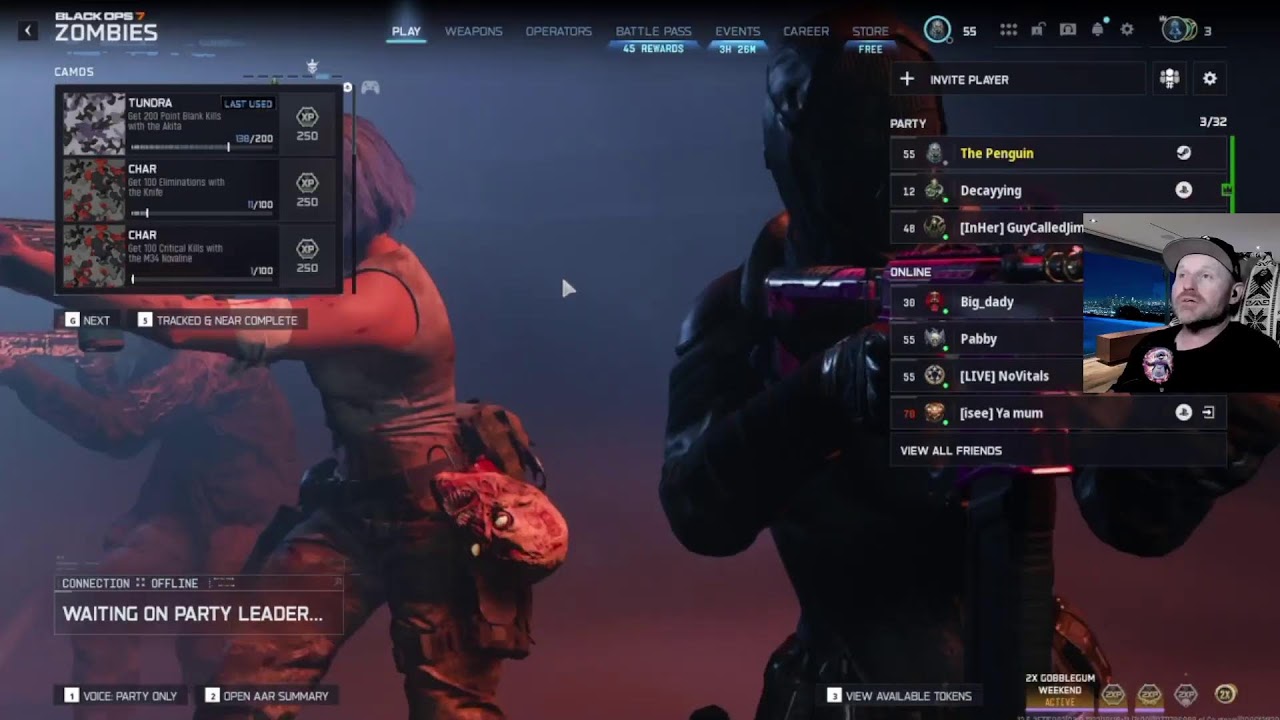 The Penguins is playing black op 7 Zombies first time! Intense game.