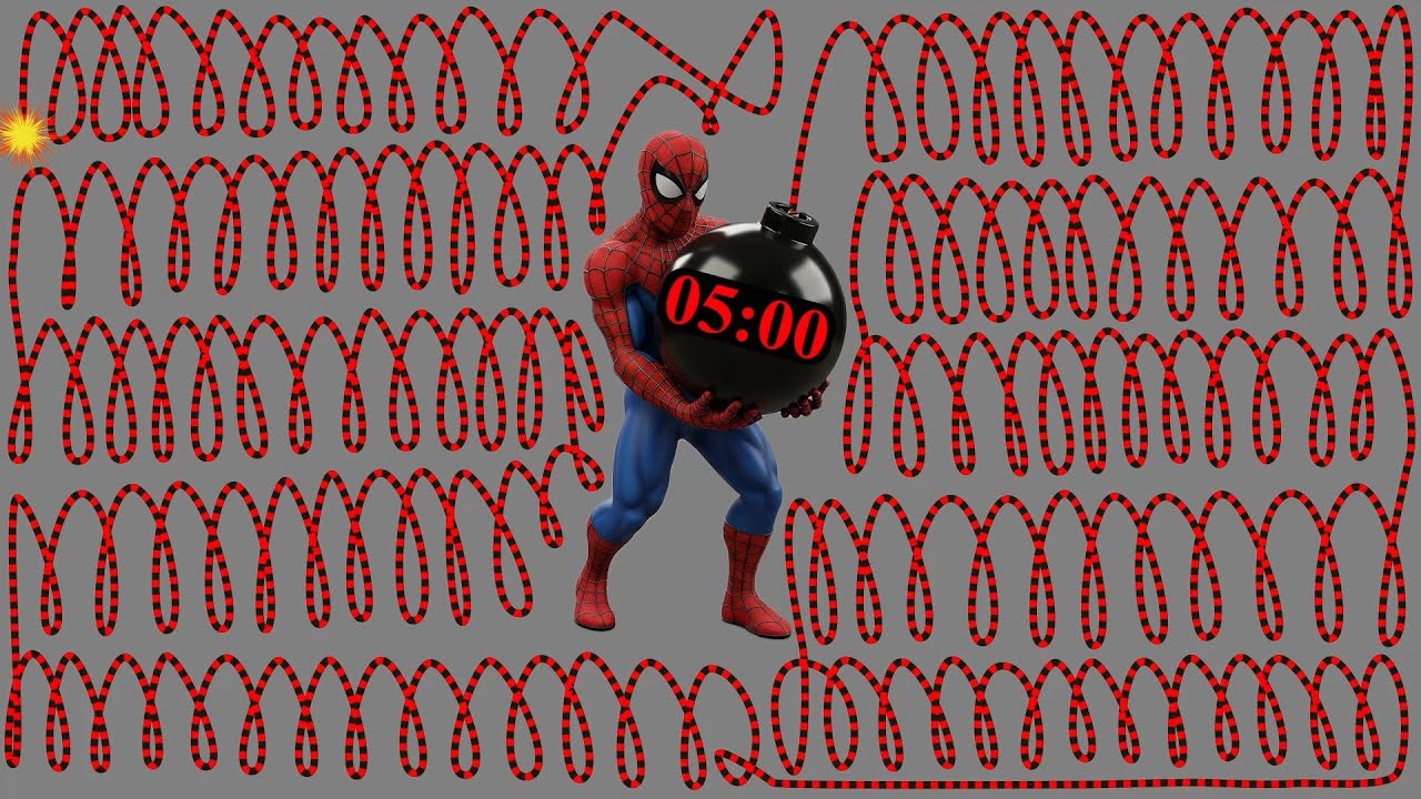 5 Minute Spiderman Countdown Timer Explosive Ending