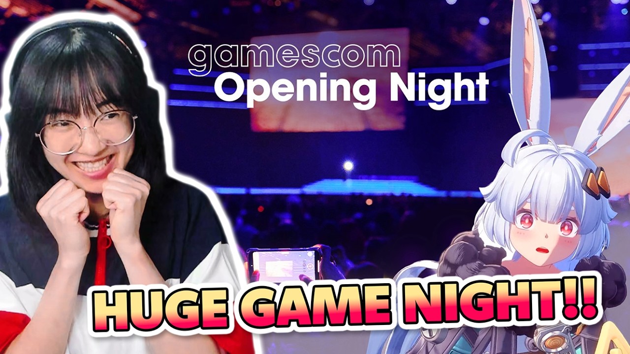 🔴LIVE! HUGE GAME NIGHT!!!!!!! GAMESCOM WATCHPARTY!!!!!! ANANTA ANNOUNCEMENT????? REACTION