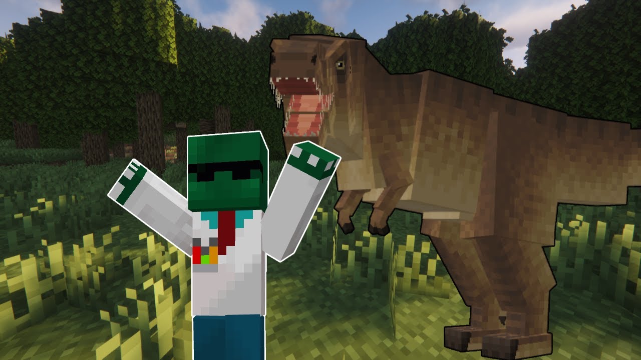 The BEST JURASSIC WORLD MOD in MINECRAFT