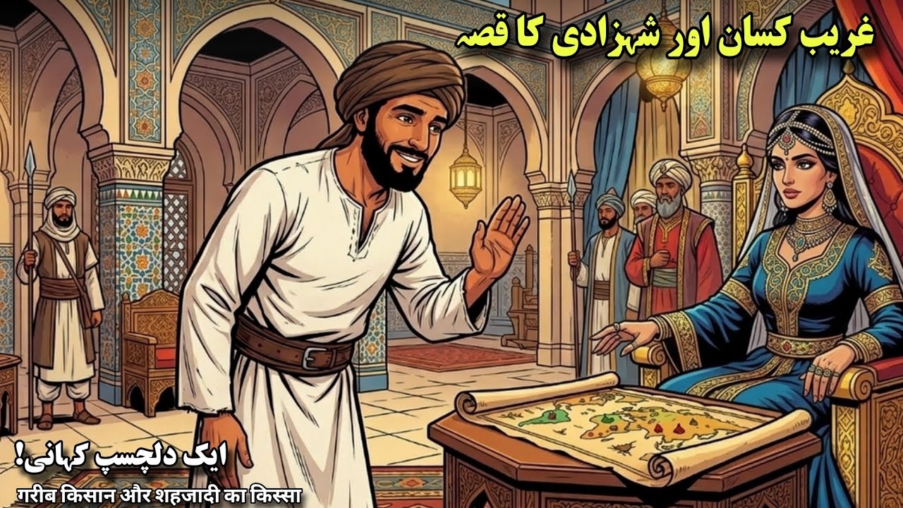 Ghareeb Kissan Aur Shahzadi Ka Kissa || Moral Stories in Urdu || Hindi Moral Stories