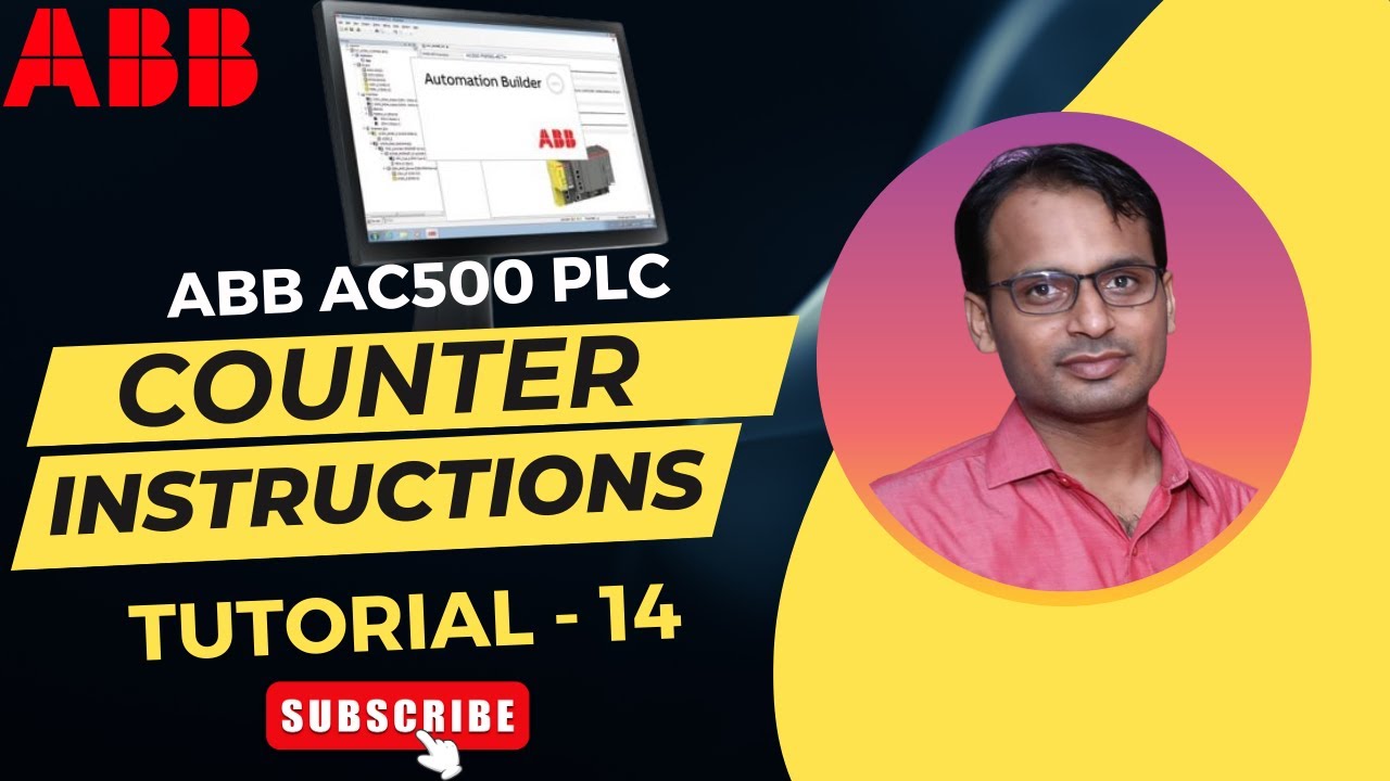 ABB PLC Programming Tutorial 14 - ABB PLC AC500 Counter Instructions in Automation Builder