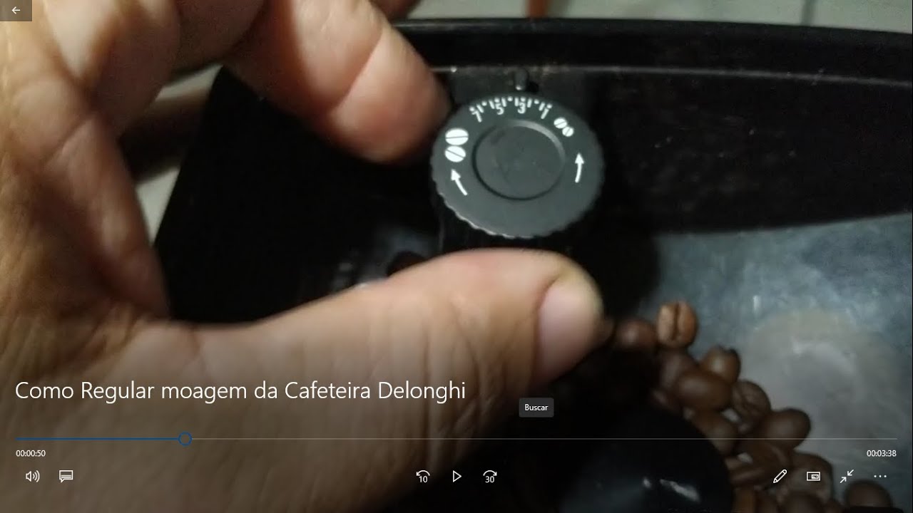 Como Regular moagem da Cafeteira Delonghi
