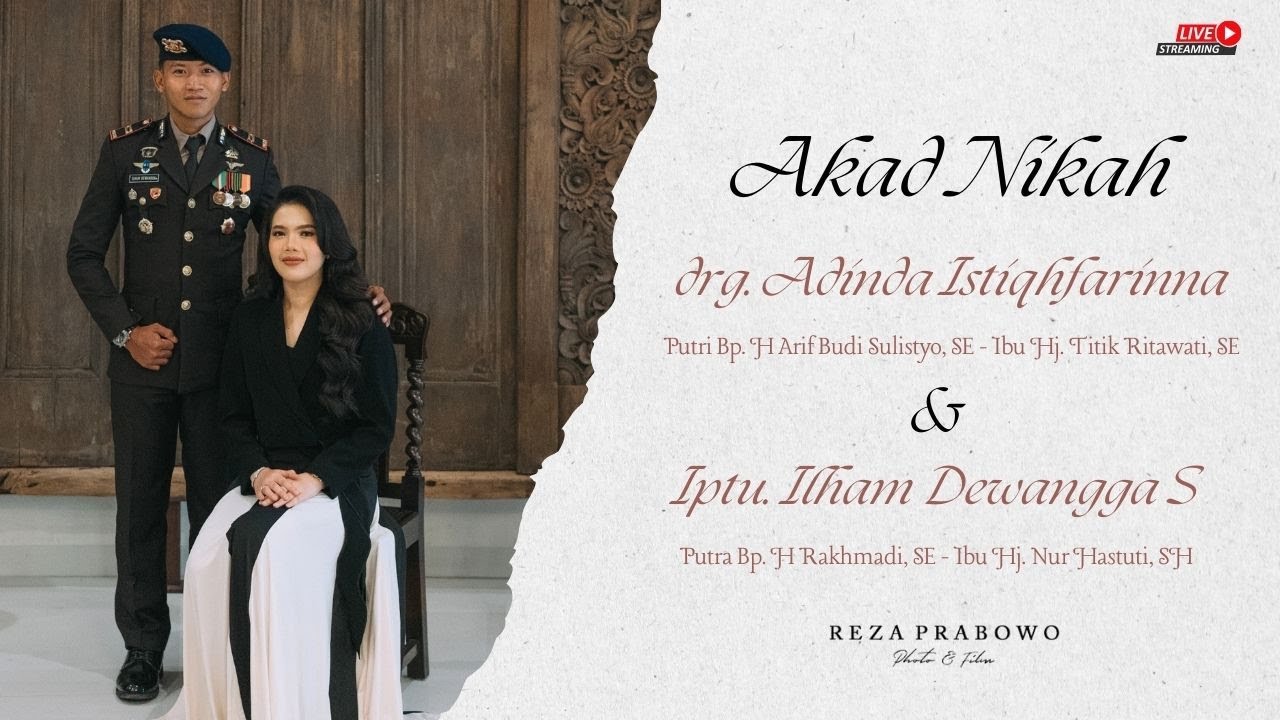 LIVE PROSESI AKAD drg. ADINDA & Iptu. ILHAM // 15 JANUARI 2026 // AEROMEDIA PRODUCTION // LOTUS PRO