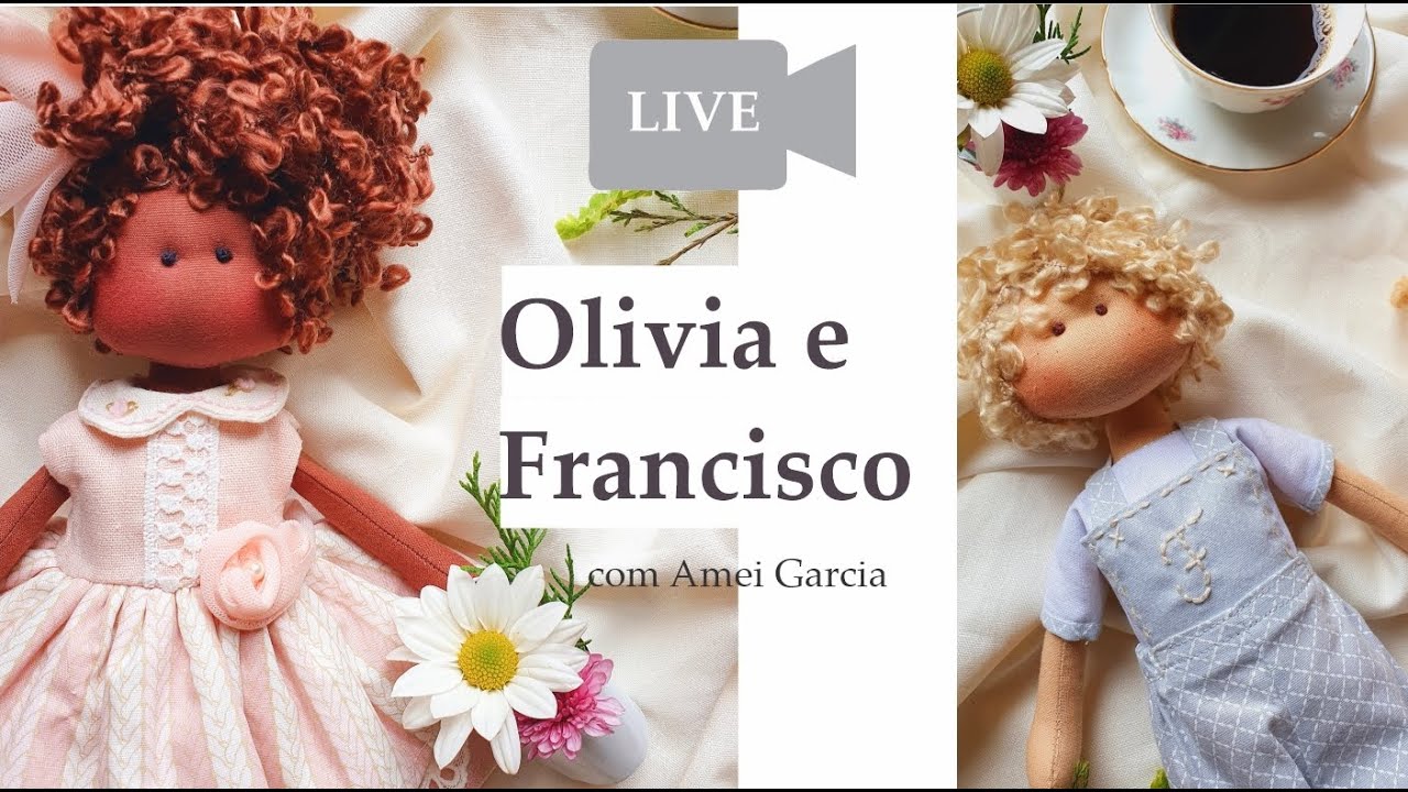 Como fazer Bonecas - GUIA MONTAGEM Olivia e Francisco