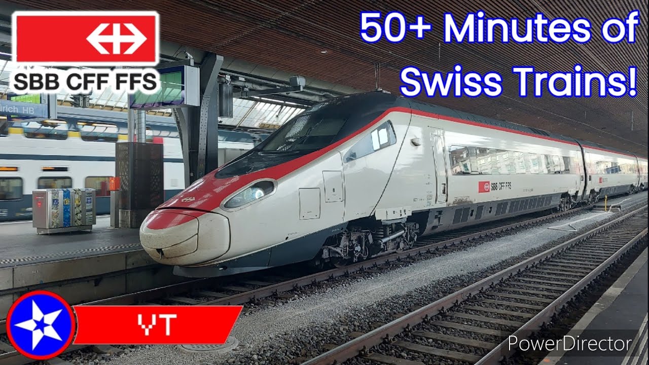 50+ Minutes of Swiss Trains! SBB CFF FFS and More | Polara YT