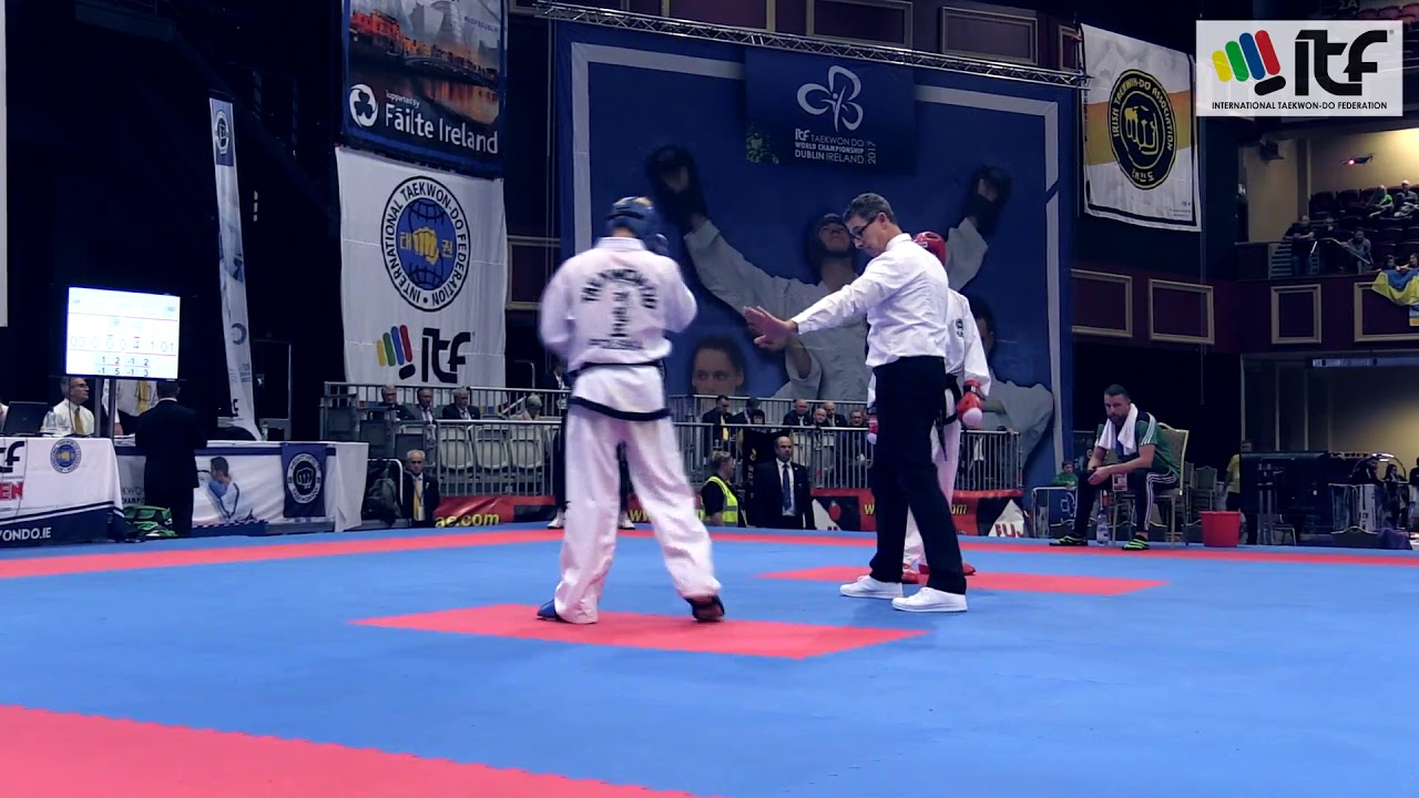 ITF WCH2017 IRELAND - Sparring Senior Male -70kg