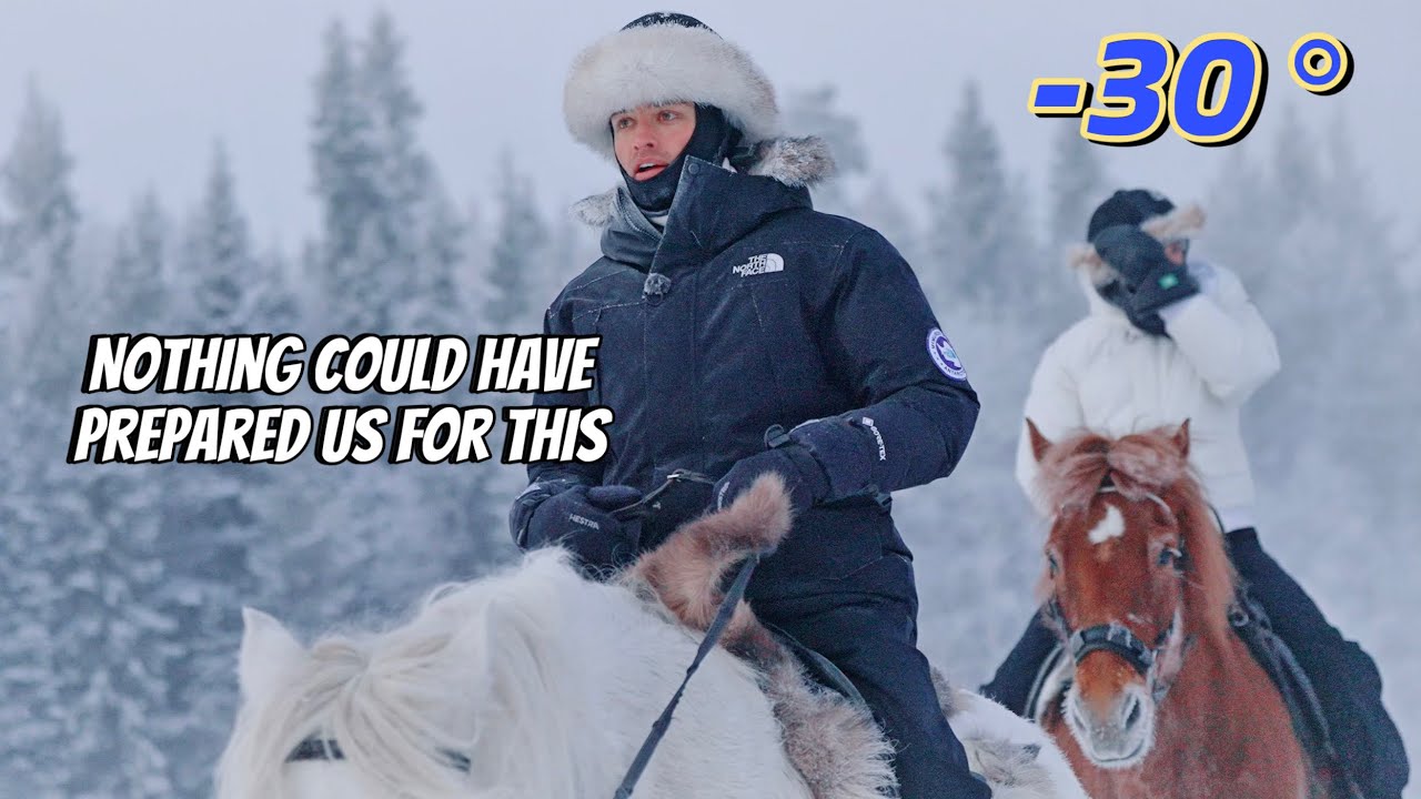 WE SPENT 7 DAYS IN THE ARCTIC CIRCLE RIDING HORSES - FINLAND VLOG