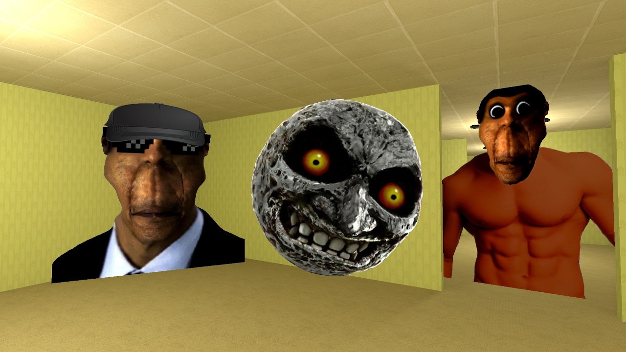 GMOD TOO MUCH NEXTBOTS CHASED ME ALL BOTS IN HOTEL ROOMS #gmod_#nextbots
