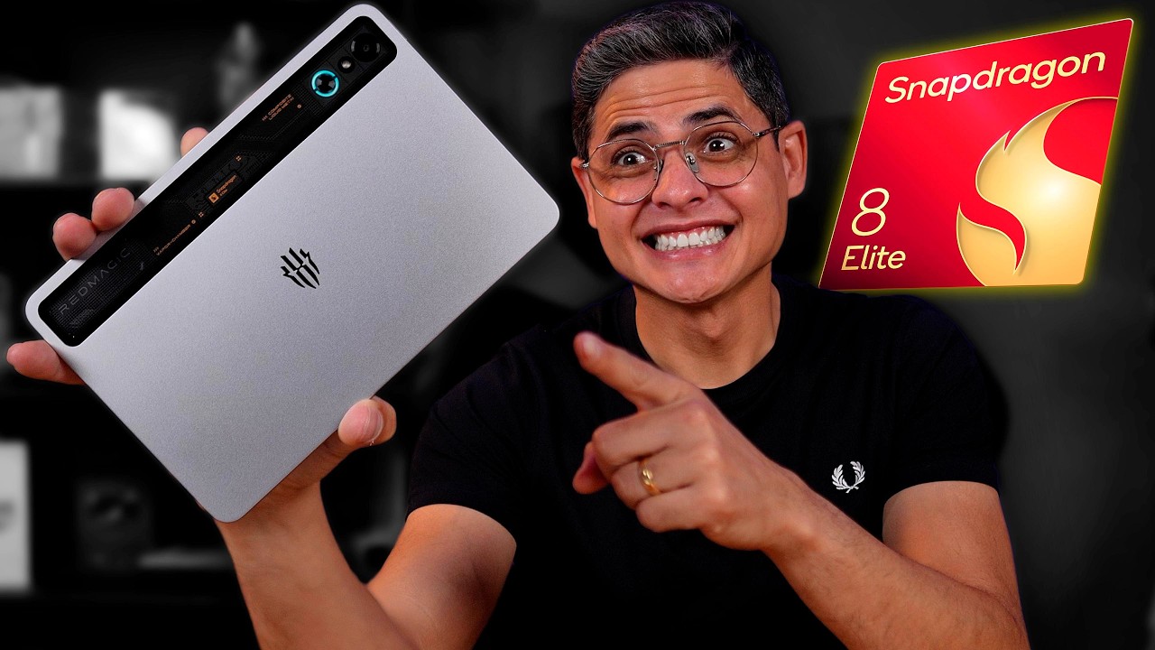 MENOR e mais PODEROSO para JOGOS! Tablet REDMAGIC Astra Gaming! Unboxing e Impressões