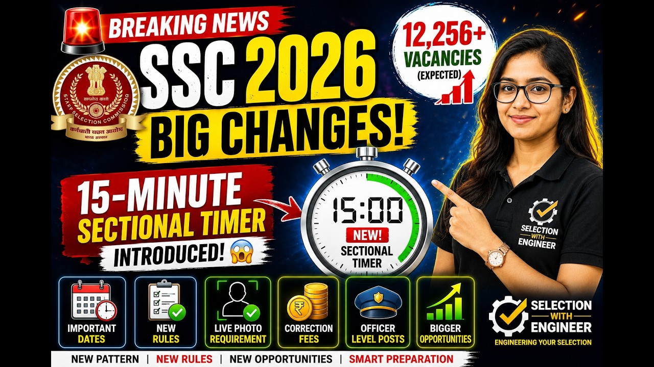 SSC Started WAR that named SECTIONAL Timing | RULES UPDATE 2026#selectionwithengineer #ssc #gk
