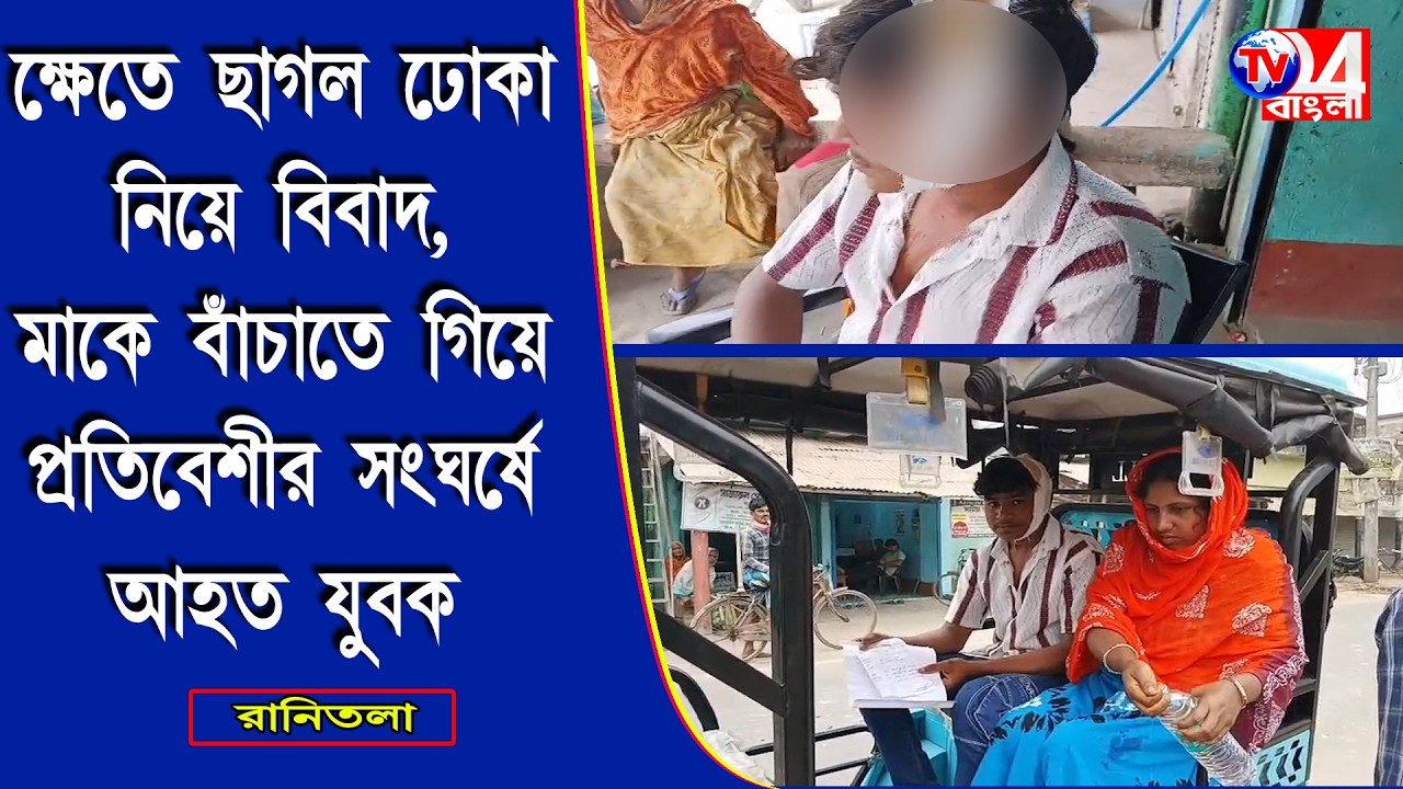 জমিতে ছাগল ঢোকা নিয়ে সংঘর্ষ, মাকে বাঁচাতে গিয়ে আহত ছেলে