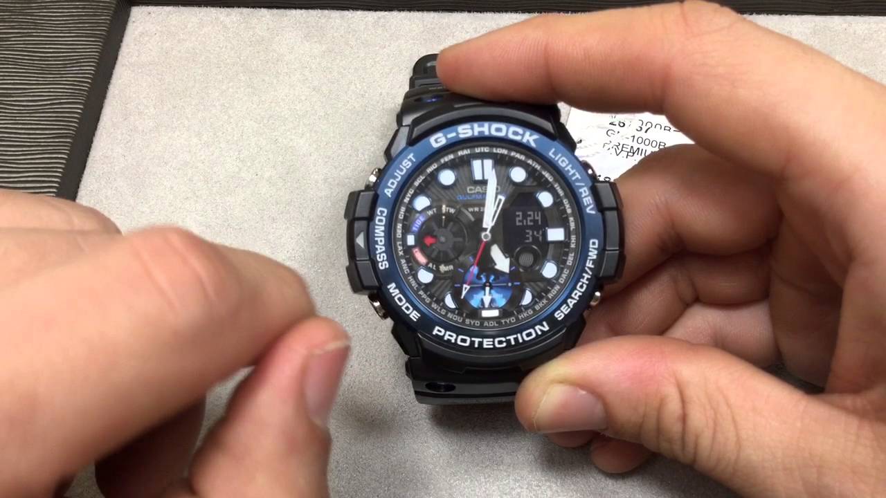 Reloj Casio G-Shock Gulfmaster GN-1000B-1AER