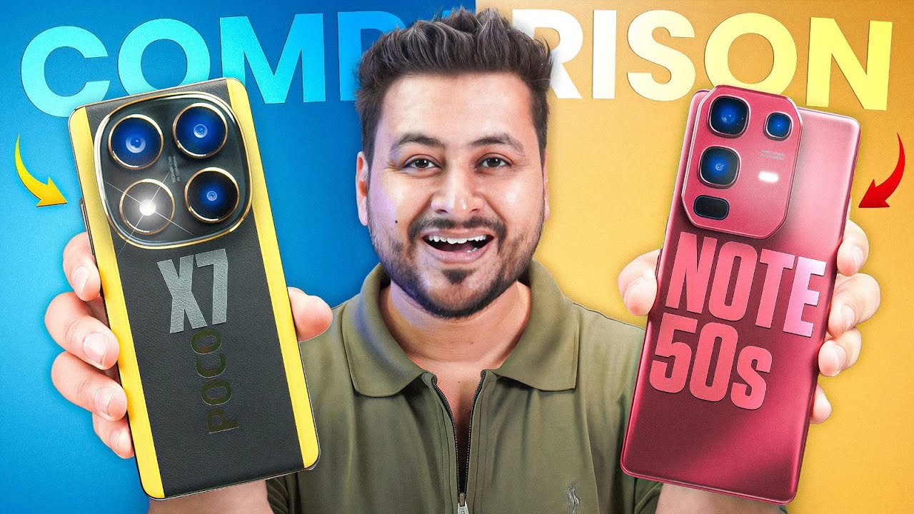 POCO X7 vs Infinix Note 50 – Best Curve Display Phone Under ₹17,000