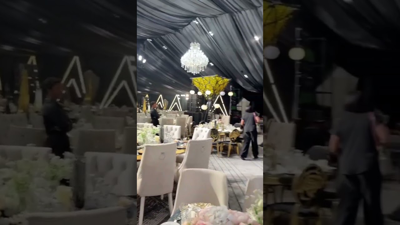 Interior scenes from the setup of Obi Cubana's 50th birthday Party #GhanaWeekend #ObiCubana