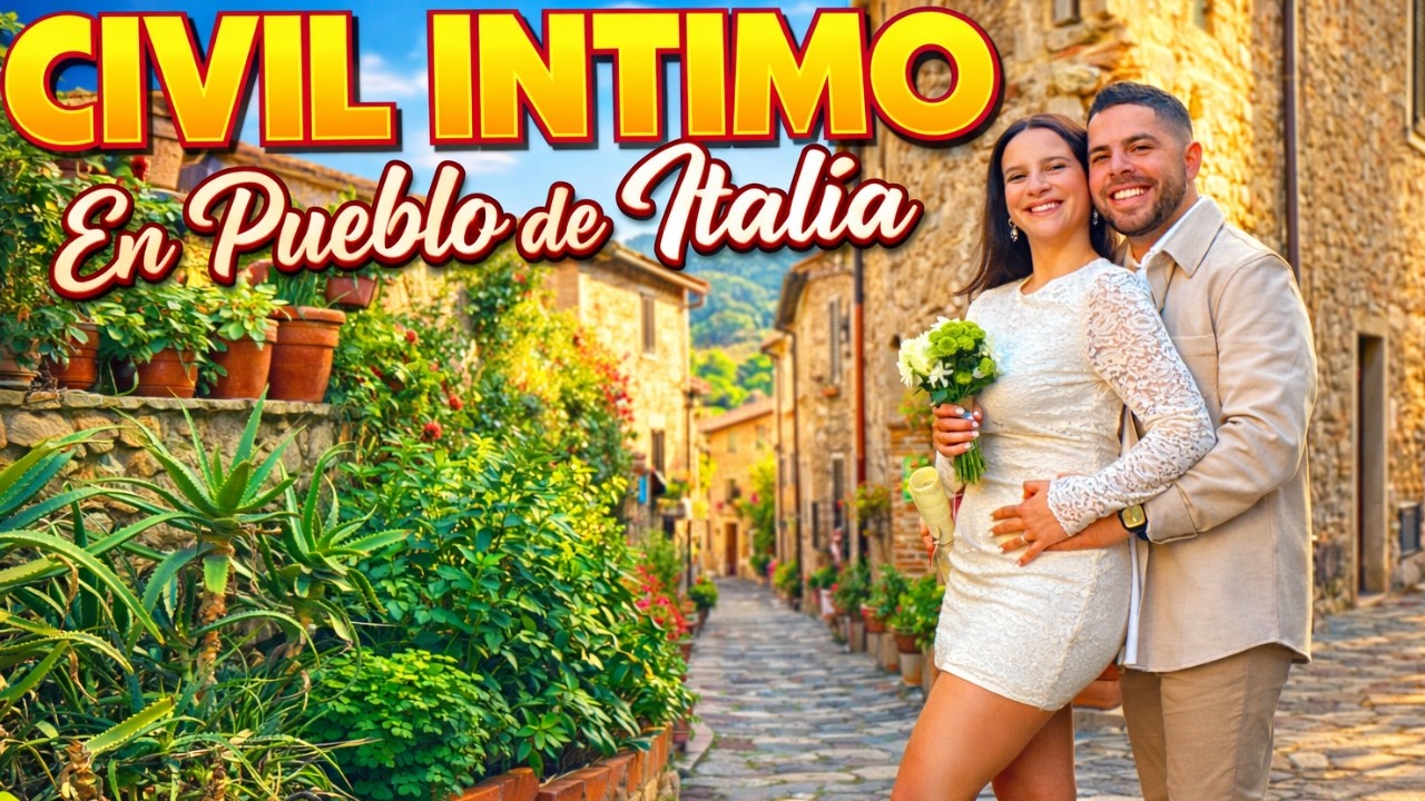 CASAMIENTO en un PUEBLO de ITALIA [TOSCANA]