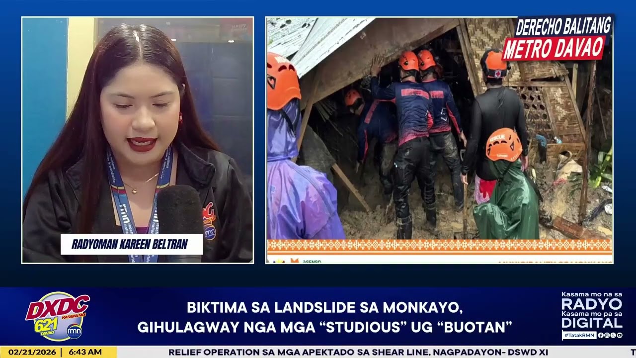 MGA BATANG BIKTIMA SA LANDSLIDE, MGA KUGIHAN SA ESKWELA - INAHAN