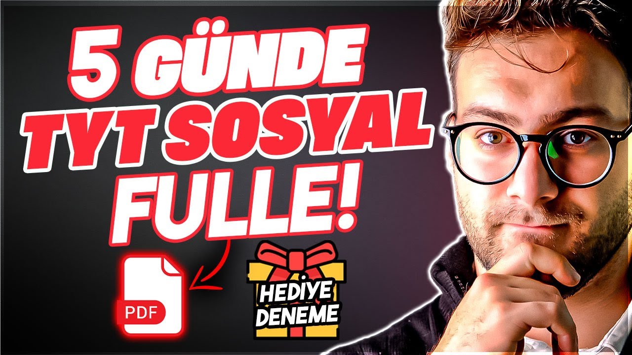 SIFIRDAN TYT SOSYAL FULLE! | Garanti Yöntem!