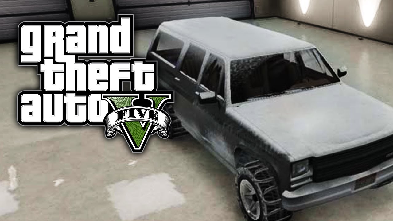 GTA 5 Online: Snow Jeep - Rancher XL (GTA V)
