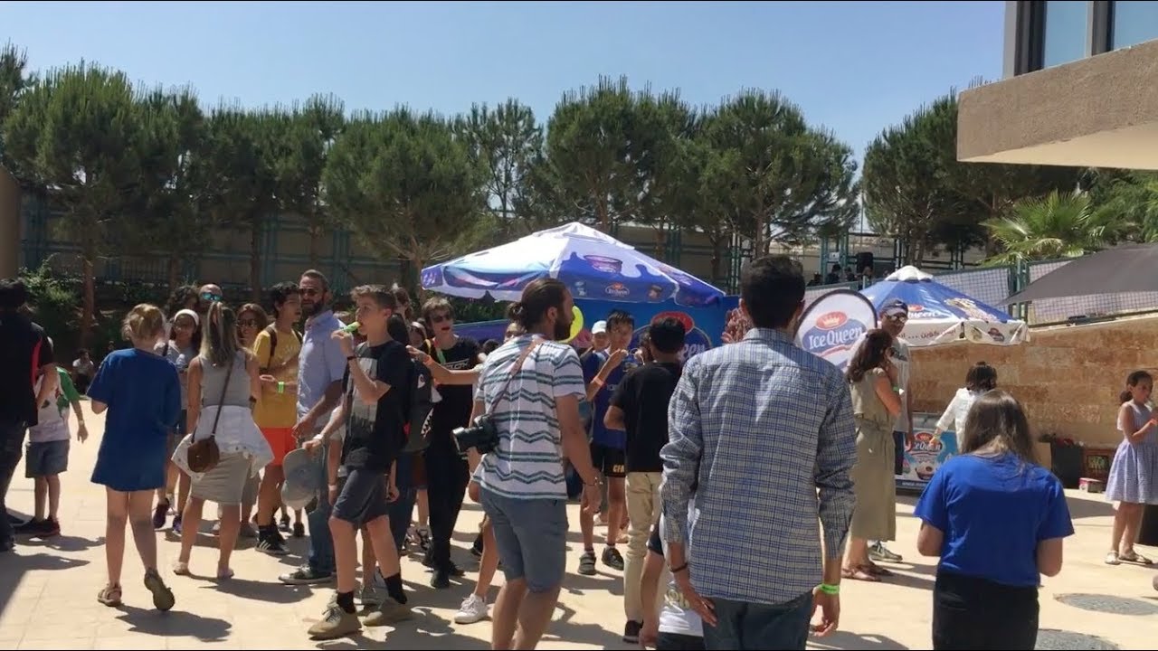جولة في مدارس الجاليه الدولية  Food Fair - International Community School Amman Jordan