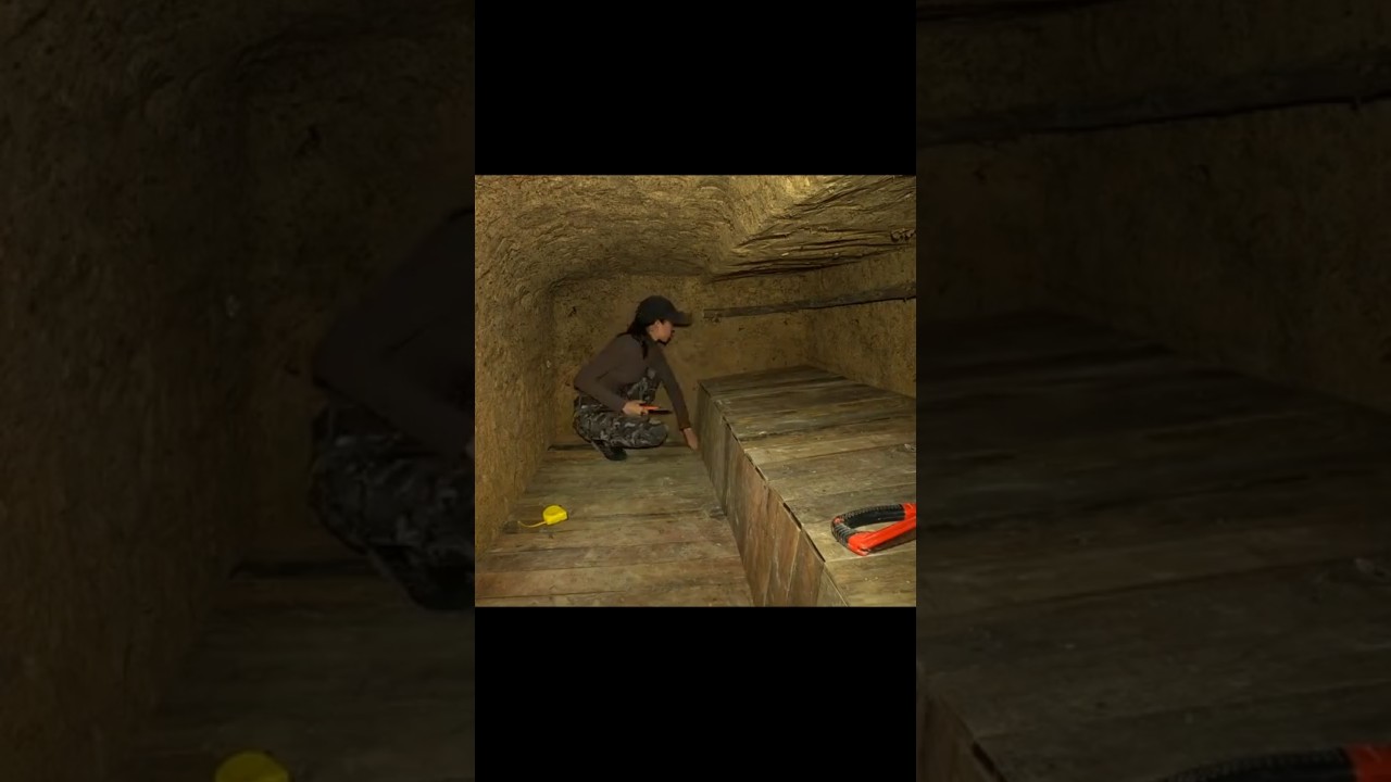 Building a Hidden Underground Shelter by the River | Wildlife Encounters #camping