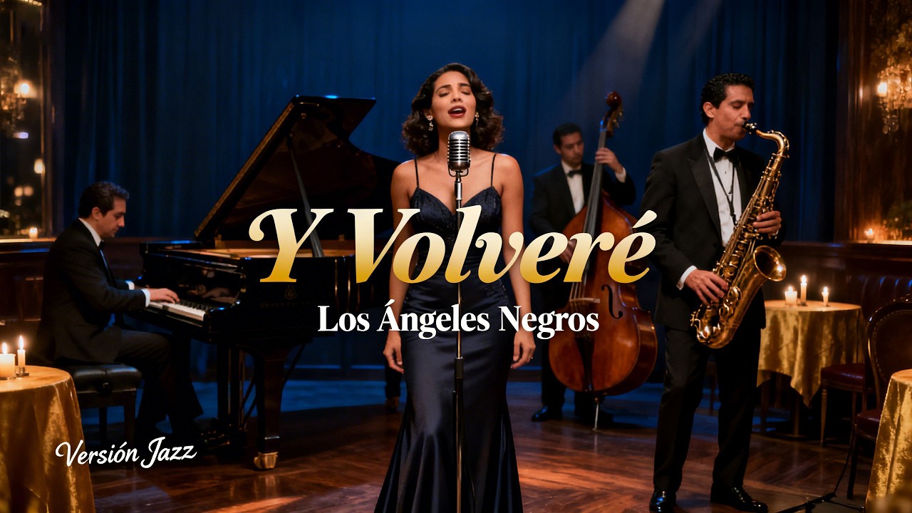 Y Volveré – Los Ángeles Negros | Cover Bolero Jazz | Jazz Latino y Música Romántica