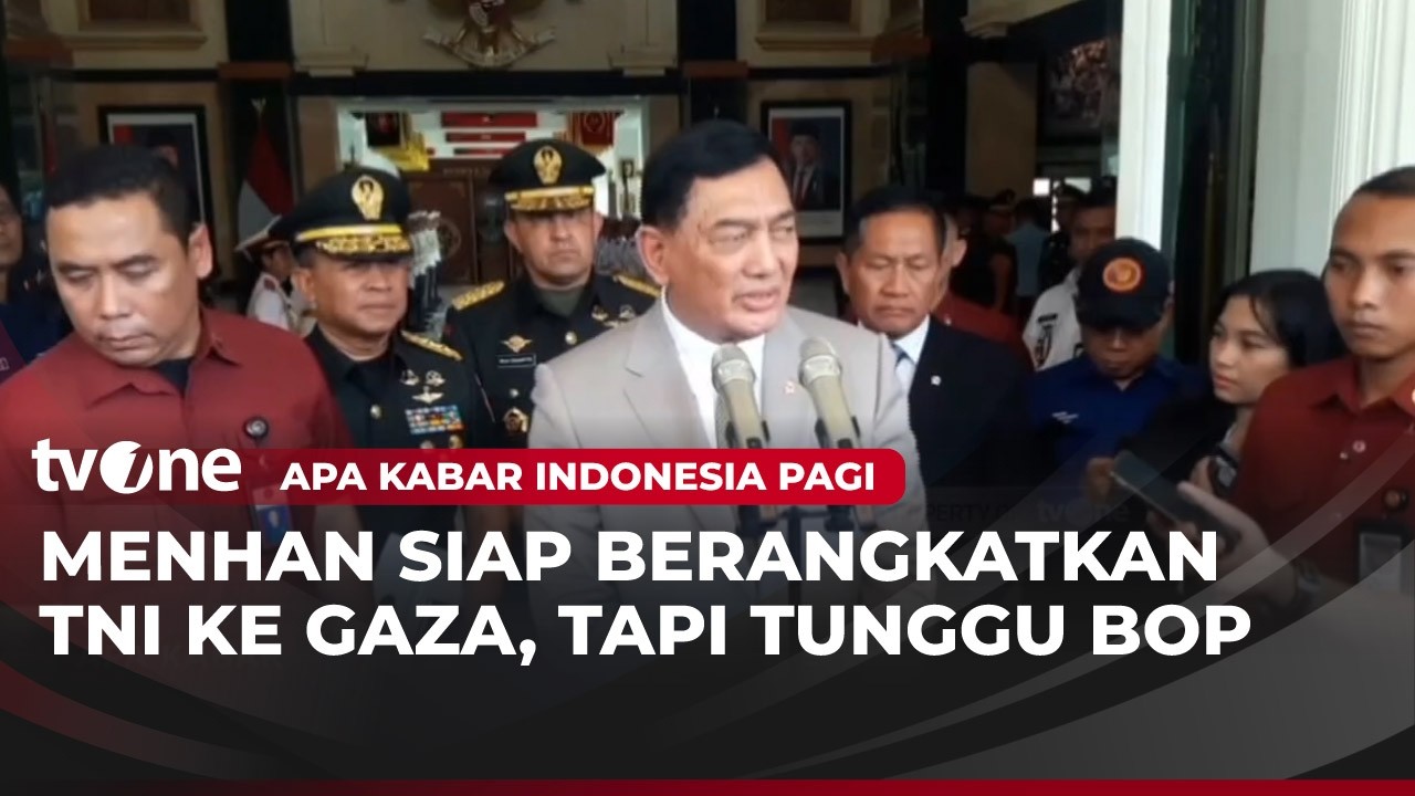 Menhan Sebut TNI Siap Berangkat ke Gaza, tetapi Tunggu Perkembangan BOP | AKIP tvOne