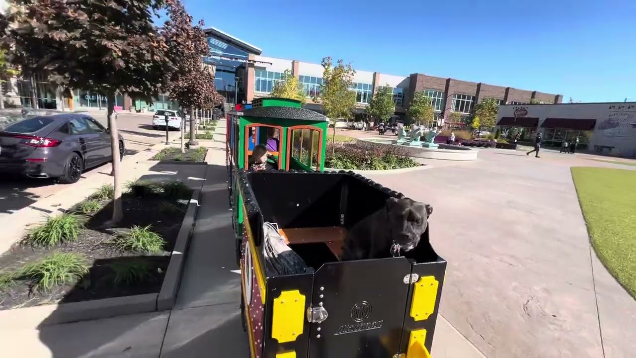 All Aboard The Liberty Center Express, Wattman Mini Express, Electric Mall Train Outdoors