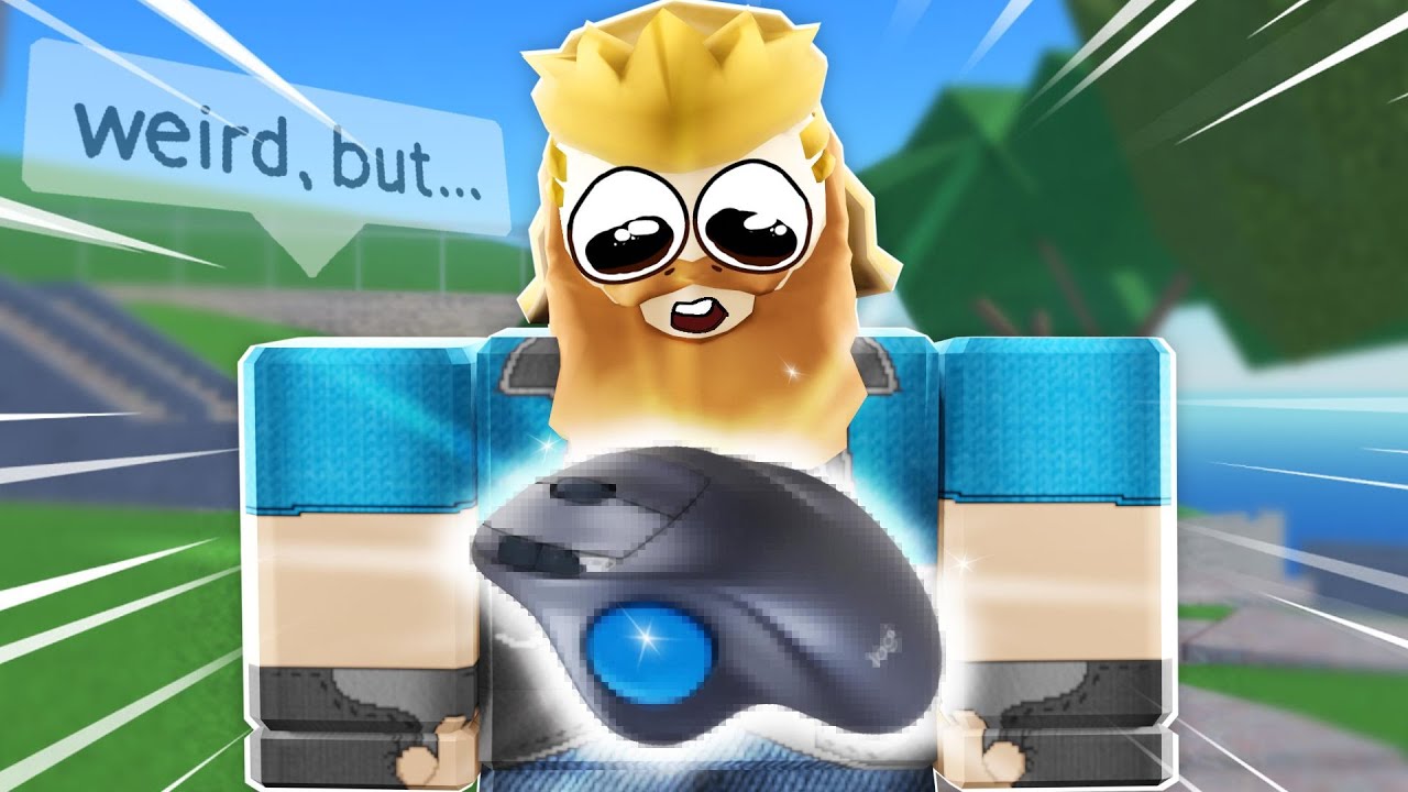 i used the WEIRDEST MOUSE to PLAY ARSENAL... (Arsenal Roblox)