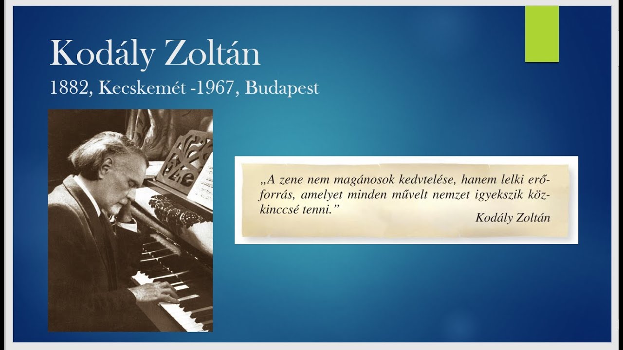 Kodály Zoltán élete