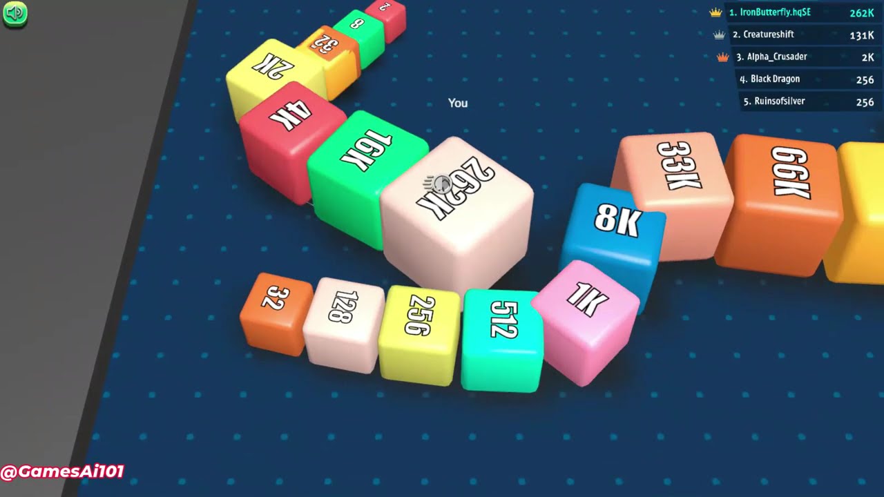 2 Million Score Again in Cubes 2048.io