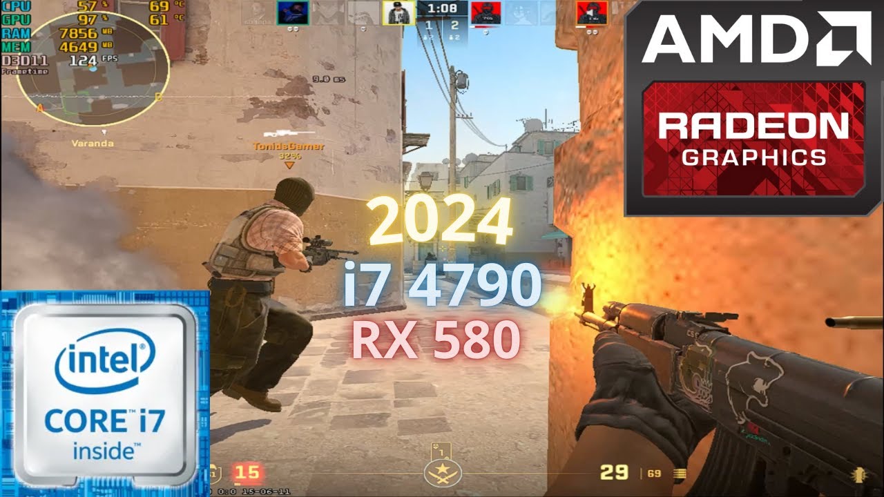 CS2 de_dust2 : i7 4790 RX 580