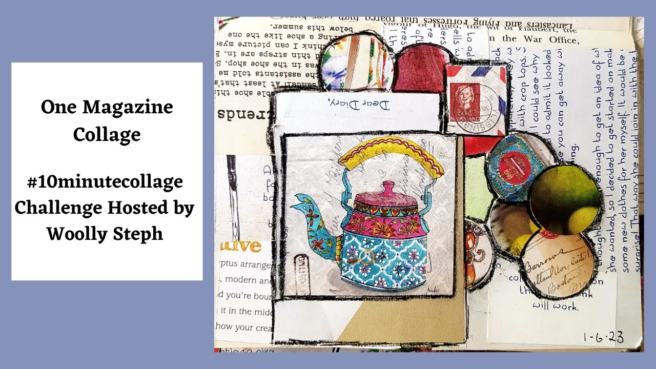 #10minutecollage 10 Minute Collage Challenge: Daphne's Diary Magazine