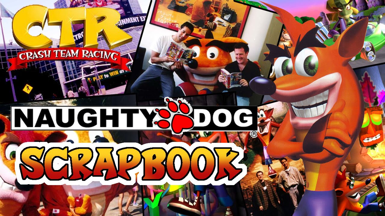 Crash Team Racing - Naughty Dog Scrapbook