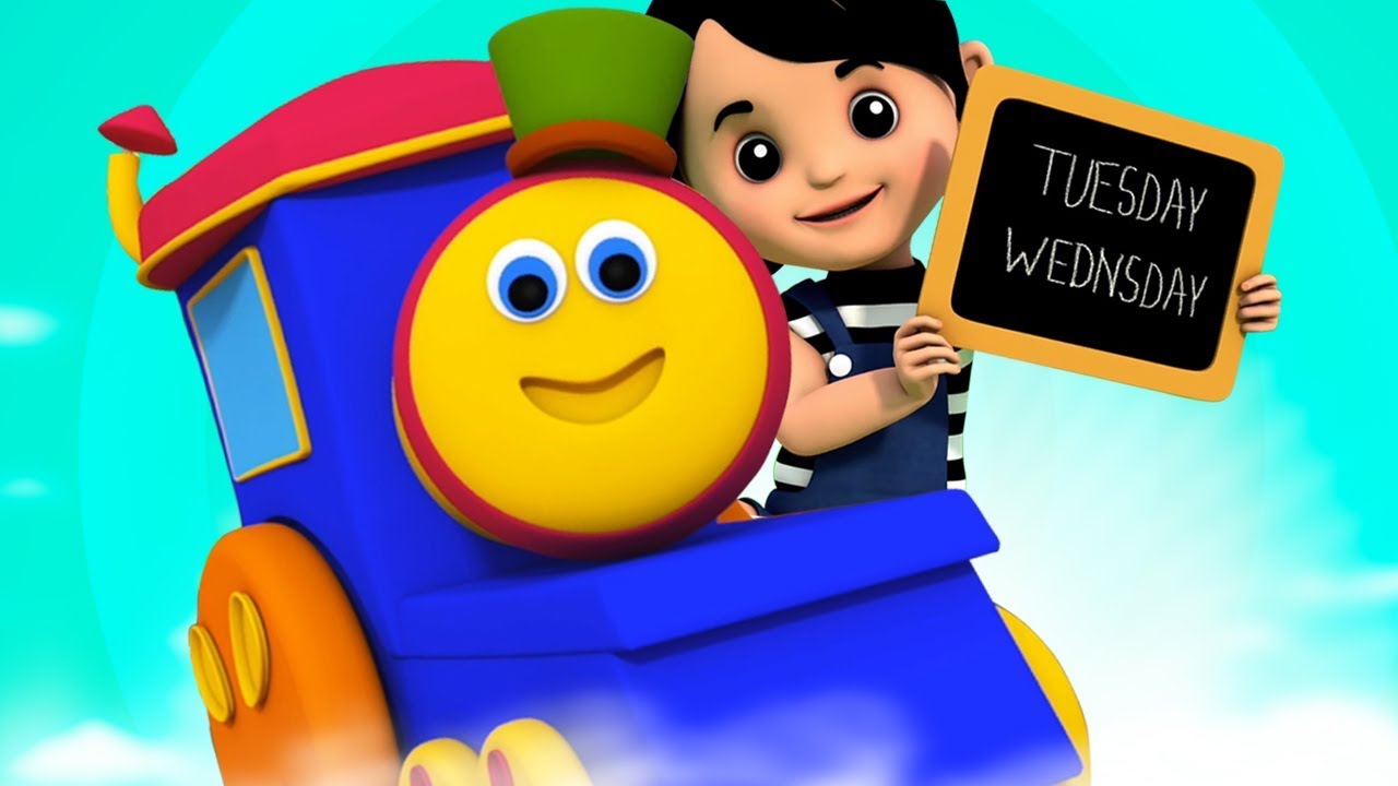 Bob o trem | dias da semana | canções para crianças | Days Of the Week | Bob The Train Português