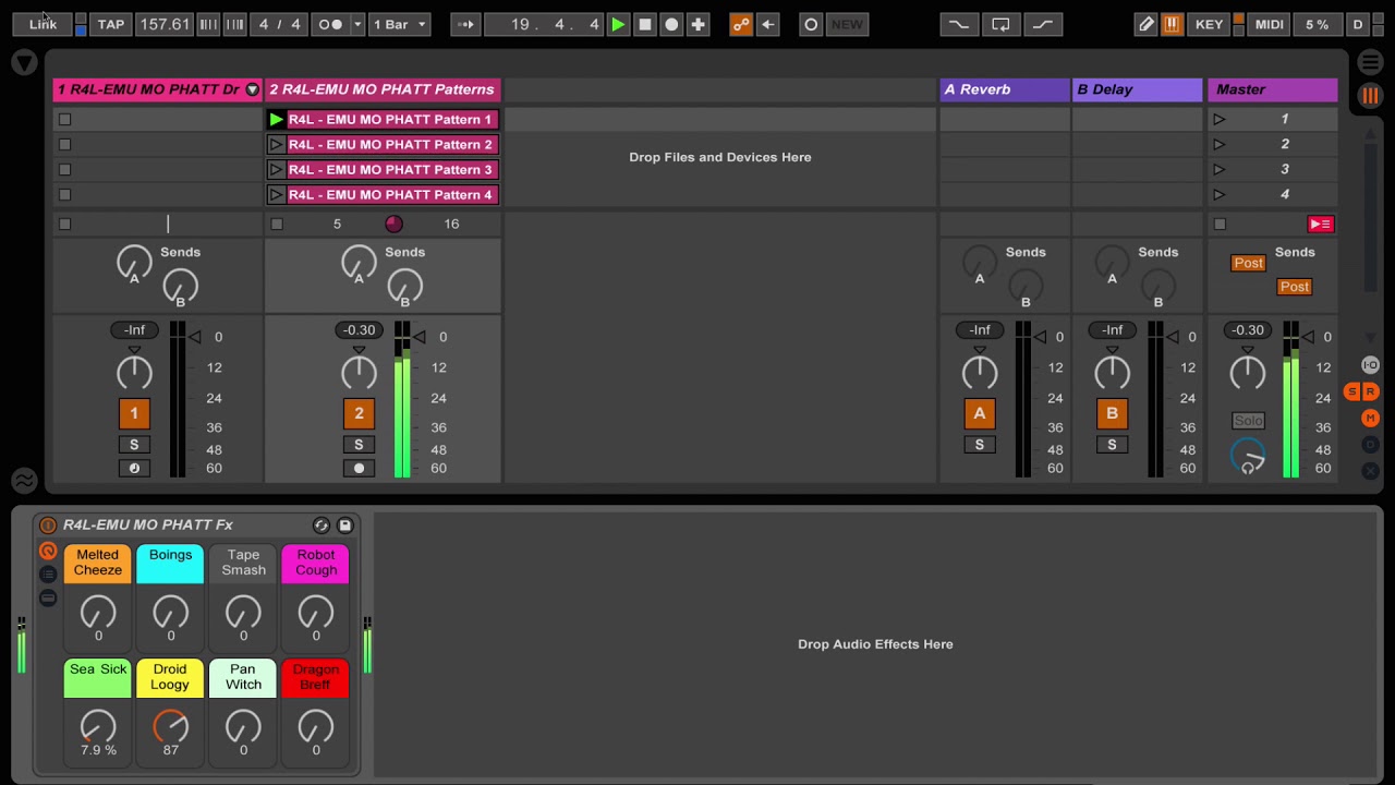 EMU Mo Phatt Rack FX For Ableton Live users!
