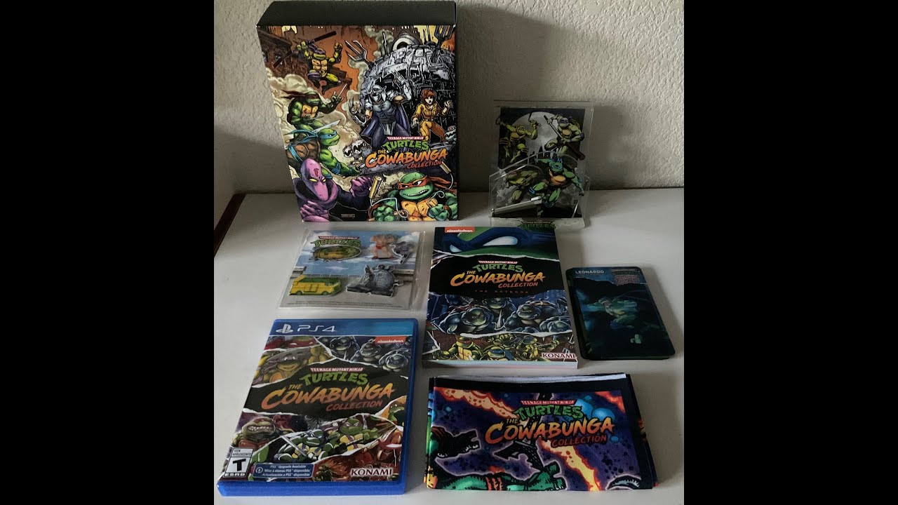 TMNT: The Cowabunga Collection Limited Edition (PS4) Unboxing - The Lunarlight Vault #12