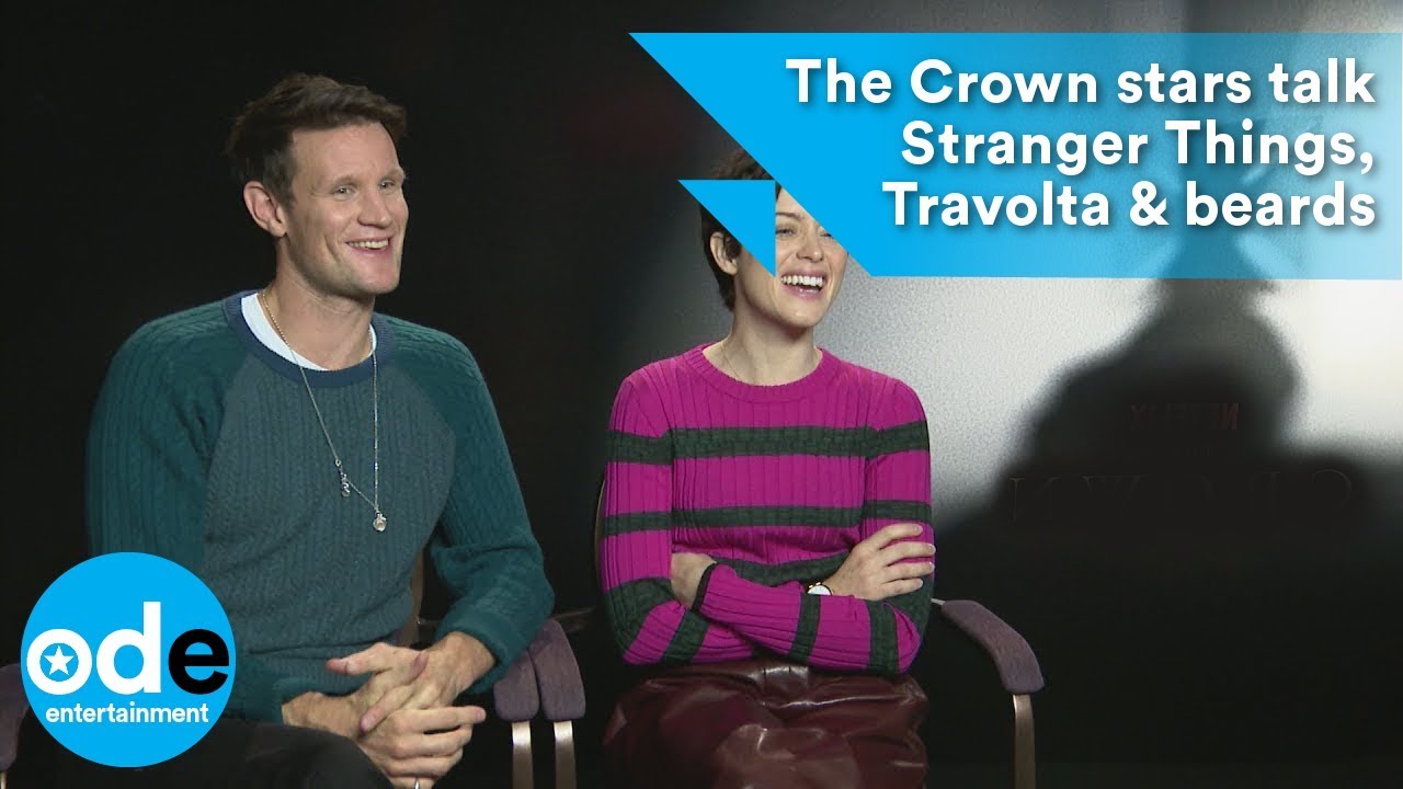 The Crown stars talk Stranger Things, Travolta & beards