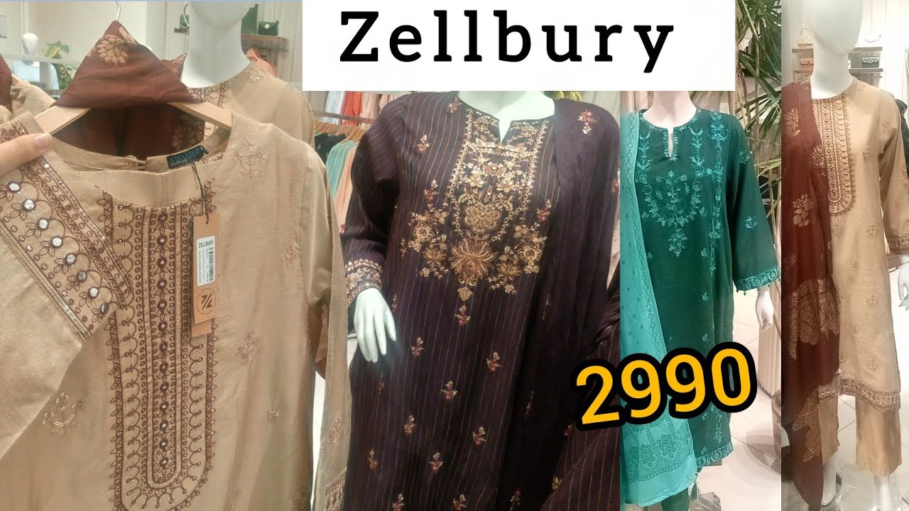 Zellbury New Collection 💞 Zellbury Winter Collection 👗 Rs 2990