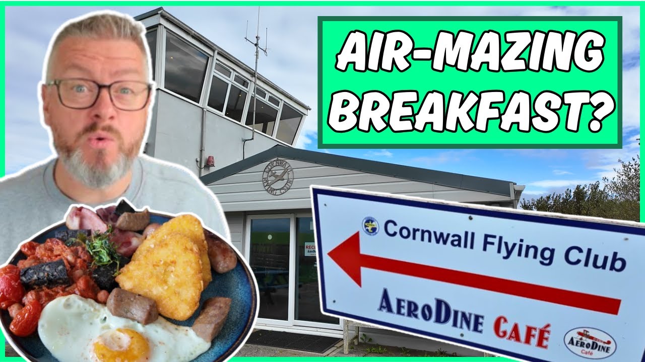 I Review a FULL ENGLISH BREAKFAST at an AIRFIELD!