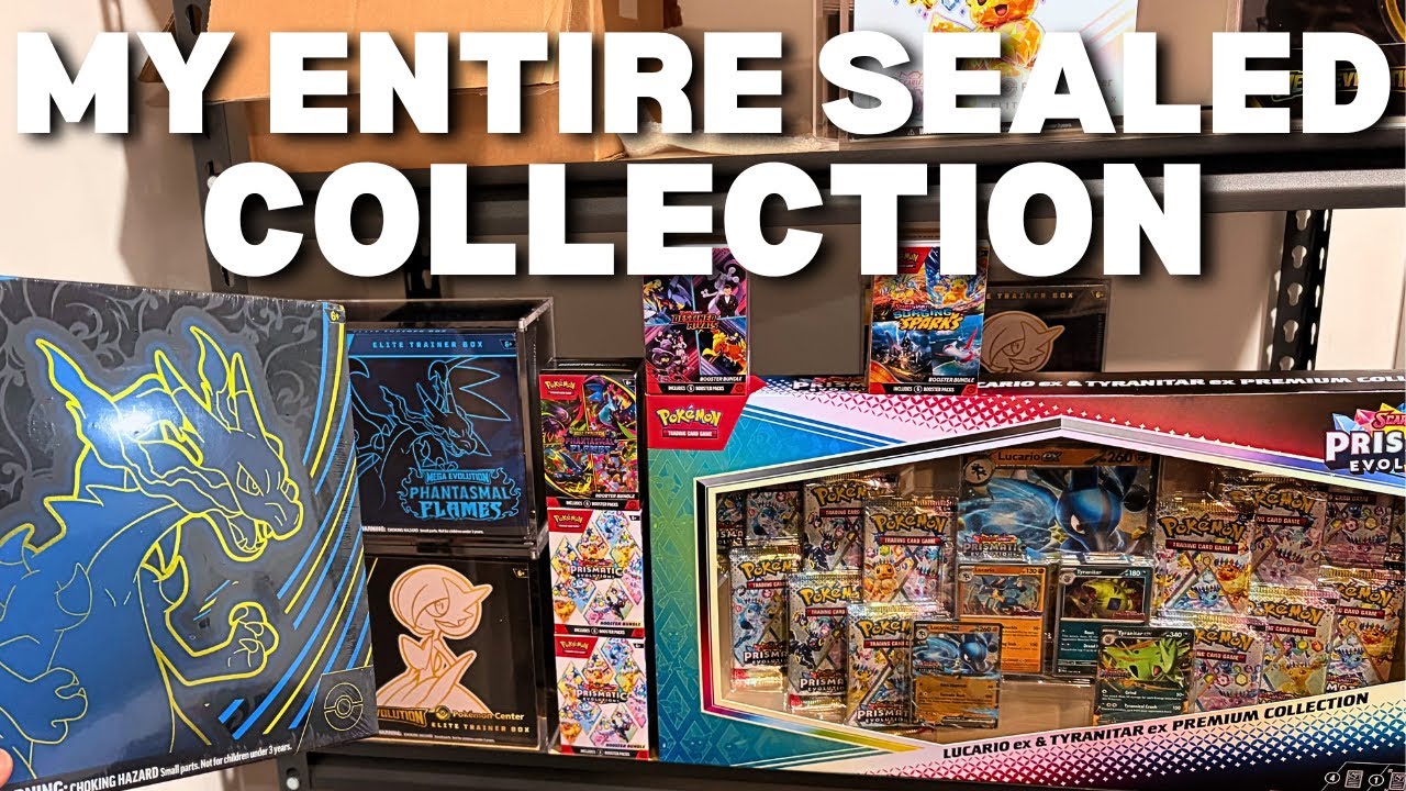 MY ENTIRE SEALED POKEMON COLLECTION! WORTH OVER $5,500