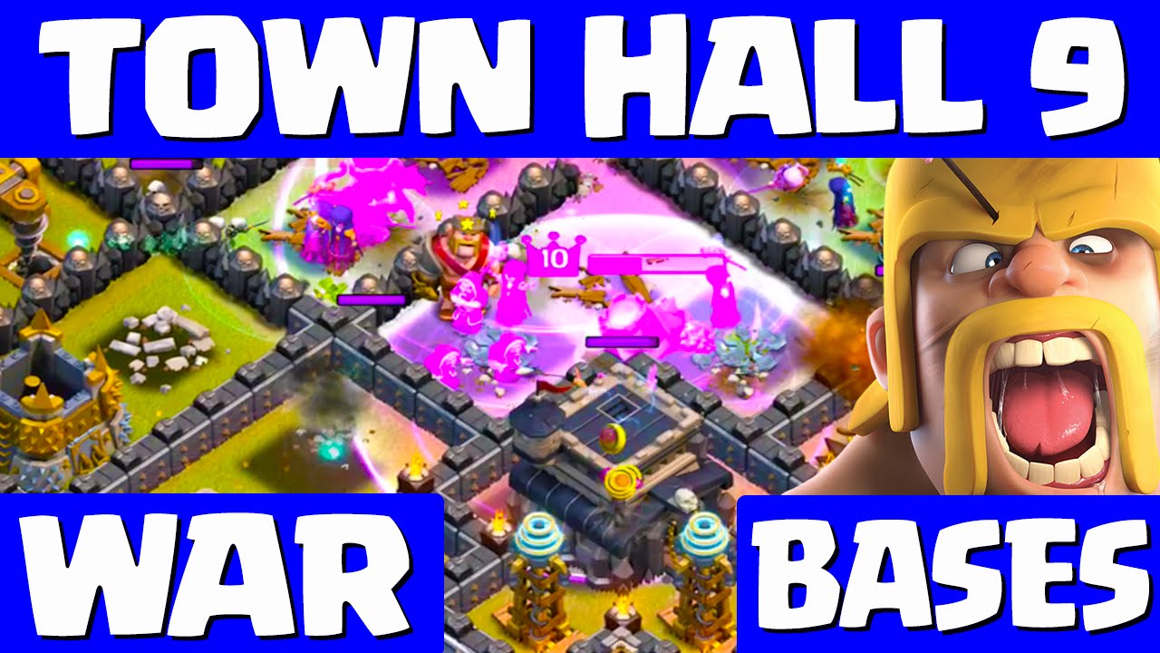 Clash of Clans ♦ WINNING Town Hall 9 War Bases! ♦ CoC ♦