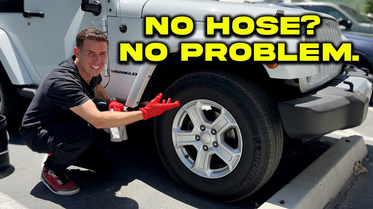 NO HOSE WHEEL CLEANING! 4 Easy Methods to Clean Your Wheels and Tires